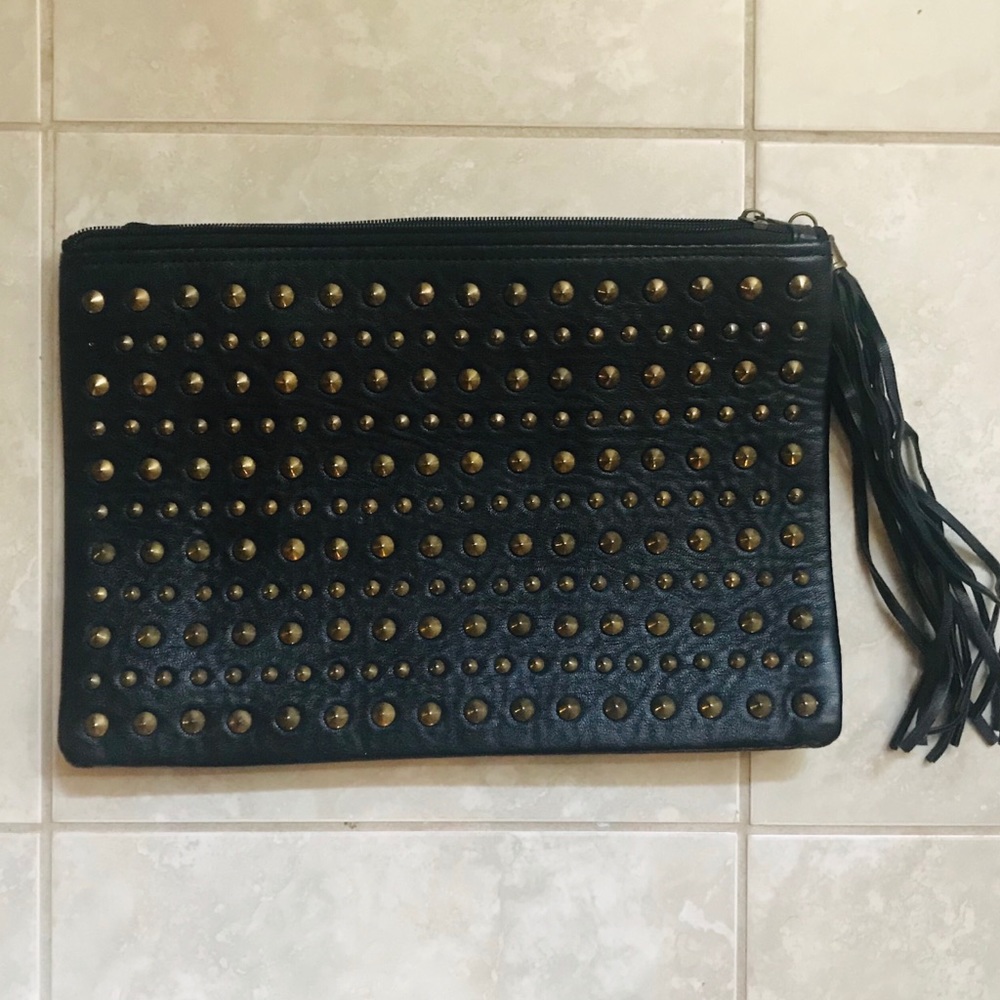 EUC - Large Studded Clutch